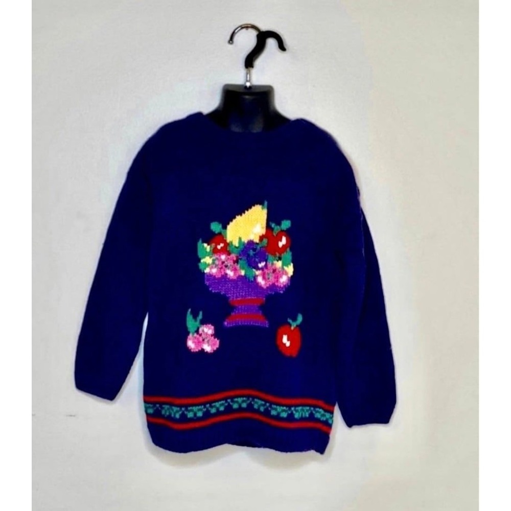 Vintage 1990s Hartstrings Fruit Bowl‎ Sweater